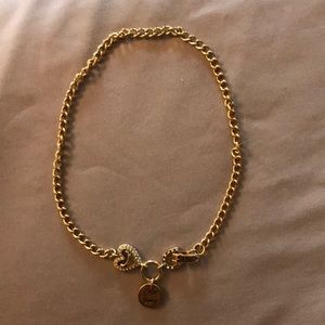 Juicy Couture Lady Juicy gold choker necklace